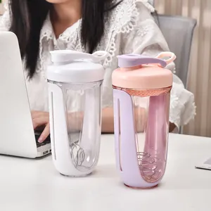 BPA-Free Dishwasher Safe Leakproof Portable Pre Workout Whey Protein Drink Protein Powder Shaker Bottle For Protein Mixes