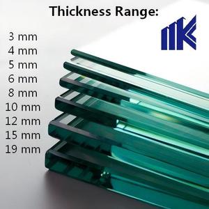 Vidrio Templado para Puerta de Ducha de Seguridad Plana/Curva de Tamaño Estándar de 4-22 mm de Espesor, Precio de Fábrica <span class=keywords><strong>en</strong></span> China - Product Image 2