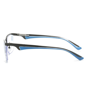 Lunettes de lecture multifocales anti-lumière bleue à demi-monture, personnalisables avec logo, pour hommes et femmes, collection 2026 - Product Image 6