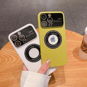 <span class=keywords><strong>Protector</strong></span> de cámara de lente de cubierta galvanizada delgada de Pc magnética de ventana grande para <span class=keywords><strong>Iphone</strong></span> 15 <span class=keywords><strong>14</strong></span> 13 12 Pro Max <span class=keywords><strong>funda</strong></span> de teléfono de carga - Product Image 3