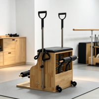 BSW Chaise Wunda de Pilates en Bois, Réglable, pour Entraînement de Stabilité du Tronc, Équipement de Gymnastique à Domicile et Studio de Pilates, Vente Chaude, OEM ODM