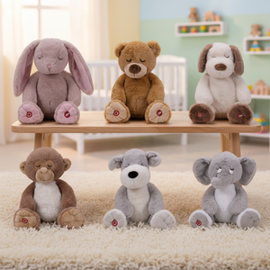 Jouets en peluche en coton <span class=keywords><strong>pour</strong></span> enfants Konig avec enregistrement vocal <span class=keywords><strong>pour</strong></span> le sommeil du bébé, jouets en peluche personnalisables <span class=keywords><strong>pour</strong></span> enfants, vente en gros - Product Image 1