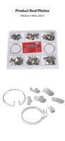 Material Dental, Tiras de Ortodoncia (Tipo Ruso) para Modelar Rellenos Dentales, Clase I, 100 Piezas, Modelo 007