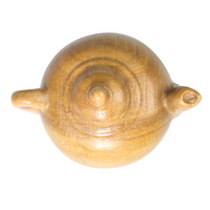Théière en bois de santal sculptée à la main, ornement de collection, décoration de table - Product Image 4