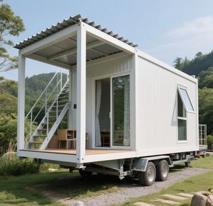 Vorgefertigtes Leichtstahl-Faltcontainer Modulares Haus Tragbares Gebäude für Familienwohnen, Arbeit und Geschäft - Product Image 2