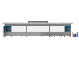 Conception d'abris de bus, mobilier urbain, panneaux d'arrêt de bus et installations modulaires publiques d'attente - Product Image 2