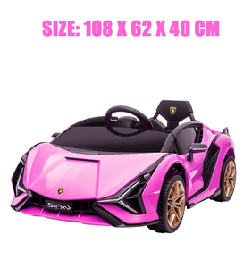 Venta al por mayor con licencia Lamborghini Baby Ride on Seat coche batería recargable almacén de la UE Dropshipping soporte juguetes al aire libre - Product Image 2