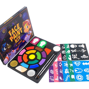 สีเพ้นท์ใบหน้าสำหรับเด็กใช้น้ำทาหน้าพร้อมกลิตเตอร์ - Product Image 4