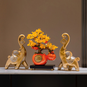 Ornement Arbre à Monnaie en Cristal, Style Chinois, pour la Fortune et la Prospérité, Décoration de Salon et de Bureau, Cadeau - Product Image 2