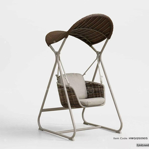 Fauteuil suspendu en hamac pour terrasse au bord <span class=keywords><strong>de</strong></span> la piscine, toit ouvert, salon d'été, <span class=keywords><strong>bain</strong></span> <span class=keywords><strong>de</strong></span> <span class=keywords><strong>soleil</strong></span> - Product Image 3