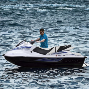 2026 White 1300CC Jet Ski Water Motor Boat Large Displacement Entertainment <b>Yacht</b> for Seaside Play Queuing Suit for 3 People - Product Image 3