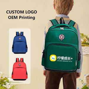 Mochila Escolar Personalizada con Logotipo, Duradera, de Poliéster Oxford, Ligera, con Compartimento para Portátil, para Niños, Estudiantes, Jardín de Infancia, Promocional - Product Image 3