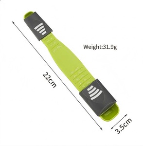 <span class=keywords><strong>Cuchara</strong></span> Medidora Ajustable, <span class=keywords><strong>Cuchara</strong></span> Medidora <span class=keywords><strong>de</strong></span> Doble Extremo con Escala Deslizante para Hornear, Café, Sal, Leche en Polvo - Product Image 5