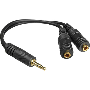 3.5mm Audio Stereo TRRS Headphone Jack Microphone Audio Y <b>Splitter</b> Male to Female Aux Cable Adapter Cord - Product Image 2