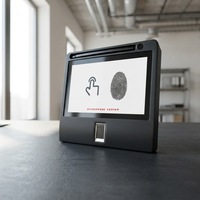 Tablette de capture de signature numérique avec identification par empreinte digitale, écran LCD couleur 7 pouces, interface USB, 1024 niveaux de pression pour ordinateur portable/de bureau