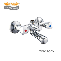 Mélangeur de robinet d'eau de salle de bains, articles sanitaires en Zinc bon marché ZP-72003 robinets de bain et de douche