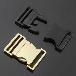 Hebilla de Liberación Lateral de Metal Jiuyuan, Hebilla Ajustable de Aleación de Zinc para Correas de Bolsos, Duradera, Color Sólido Negro, Plateado, Dorado Claro - Product Image 3