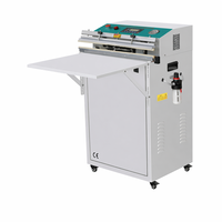 Machine de mise sous vide externe Xicang XC-1000 avec double buse, peinture cuite au four, grande pompe, pour viande et fruits de mer