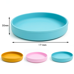 Plato de Silicona Libre de BPA para Niños, Apto para Alimentos, No Tóxico, Vajilla para Bebés y Niños Pequeños, Apto para Lavavajillas - Product Image 2
