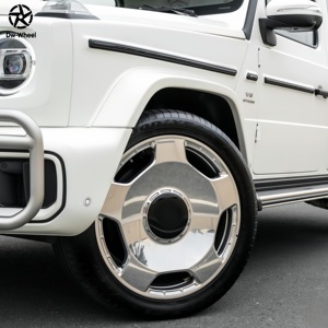 Jantes en alliage d'aluminium forgé monobloc DW 18 19 20 22 pouces 5x112 5x120 5x114.3 Jantes polies pour <span class=keywords><strong>Mercedes</strong></span>-Benz <span class=keywords><strong>Classe</strong></span> G63 <span class=keywords><strong>AMG</strong></span> - Product Image 4