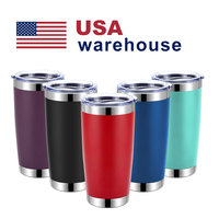 Vaso Clásico de Vidrio Hipdeer OEM/ODM RTS de 20oz con Tapa y Pajita de Dibujos Animados para Agua, Café, Té, Cerveza, Hogar, Fiestas, Regreso a Clases, Bodas, Regalo