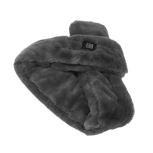 Soft Plush <strong>Electric</strong> <strong>Heating</strong> Warm Scarf USB Charging Far Infrared <strong>Electric</strong> Neck <strong>Heating</strong> <strong>Pad</strong> - Product Image 5