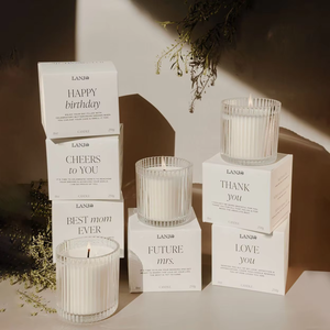 Velas Aromáticas de Marca Propia, Larga Duración, Cera de Soja Orgánica Natural, Decoración Navideña para el Hogar, Hechas a Mano, LANJO - Product Image 3