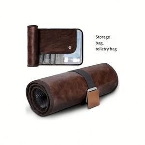 Bolsa de Aseo Enrollable, Organizador de Cosméticos Colgante Impermeable para Viaje, Bolsa de Aseo Portátil para Hombres y Mujeres - Product Image 3