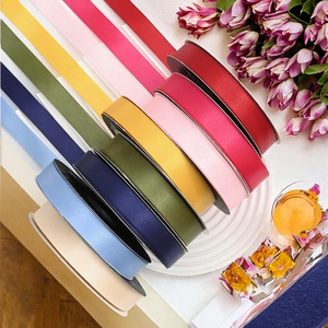 High Quality Luxury Warm Brown Satin <b>Ribbon</b> Custom Decorative <b>Ribbons</b> for Valentine's Day Gift Wrapping Wholesale - Product Image 3
