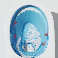 Offre Spéciale – WC Monobloc en Céramique Blanc à Poser au Sol, Design Moderne et Simple, avec Siphon en S et Qualité Supérieure