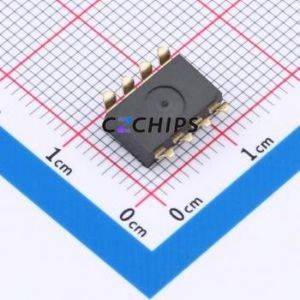 HY-DSIC04LS DIP Switch SMD-8P,10.2x6.2mm Switch Flat Toggle, Raised Type Single Pole Single Throw 4 Gull Wing Type - Product Image 2