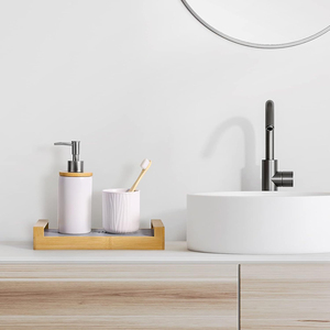 <span class=keywords><strong>Porte</strong></span>-<span class=keywords><strong>savon</strong></span> en diatomite à séchage instantané, facile à entretenir, étanche à l'humidité, avec support en bambou - Product Image 4