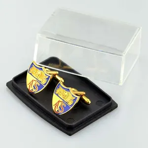 Chine Artgifts Fabrication Fournisseur Logo personnalisé Métal Hommes Boutons de manchette <span class=keywords><strong>Pince</strong></span> à <span class=keywords><strong>cravate</strong></span> Emballage en carton - Product Image 4