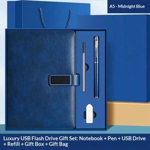 Set de Regalo Corporativo con Logotipo Personalizado OEM, Cuaderno A5 de Tapa Dura con Bolígrafo para Promoción de Marca VIP, Set de Regalo Empresarial - Product Image 3