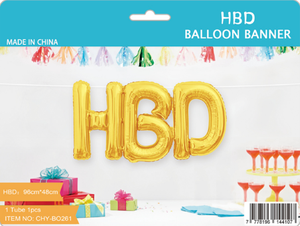 Palloncini di compleanno Set 40 pollici lettera HBD palloncini Foil <span class=keywords><strong>buon</strong></span> compleanno Ballon Baby Shower decorazioni per feste Air Globos - Product Image 2