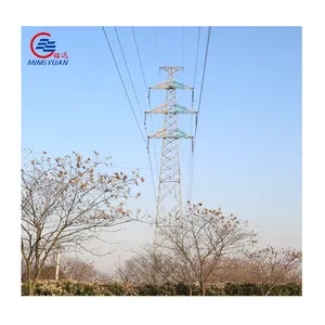 33kv transmission line steel pole price tower electric transmission pole small