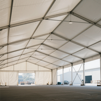 Tenda a Baldacchino Personalizzata per Esterni in Lega di Alluminio Impermeabile e Resistente, Tenda Magazzino per Stoccaggio Industriale