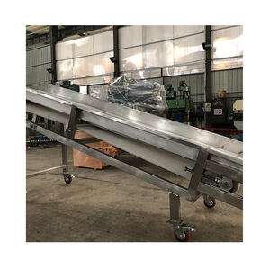 Kommerzielle automatische <span class=keywords><strong>PVC</strong></span>-Förderband maschine aus Edelstahl mit Lebensmittel qualität - Product Image 6