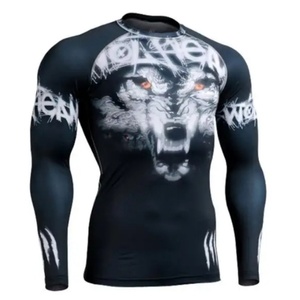 Sublimated Sun Protection Rashguards Design Your Own Custom Rash Guard Custom Long Sleeve <b>Shirt</b> Logo <b>Compression</b> <b>Shirt</b> - Product Image 5