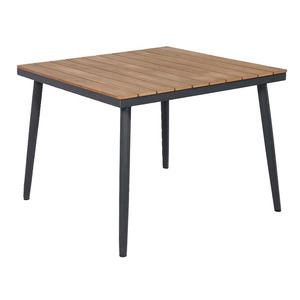 patio en aluminium ensemble <span class=keywords><strong>de</strong></span> salle à manger meubles d'<span class=keywords><strong>extérieur</strong></span> <span class=keywords><strong>jardin</strong></span> en plastique <span class=keywords><strong>table</strong></span> en bois et corde 4 places chaises - Product Image 6