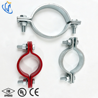 Collier de serrage en acier au carbone électrogalvanisé UTT60 pour l'installation de conduites de protection contre les incendies et les tremblements de terre à l'échelle mondiale