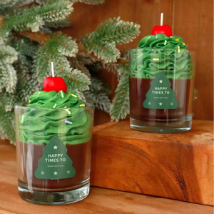 Velas Aromáticas de Chocolate Matcha de Estilo Moderno y Elegante, Hechas a Mano, Adornos Navideños de Moda, Cera de Soja, para las Fiestas - Product Image 5