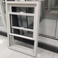 Stores à enroulement en fibre de verre orange anti-UV insonorisés en alliage d'aluminium pour fenêtres à double battant, garantie 3 ans