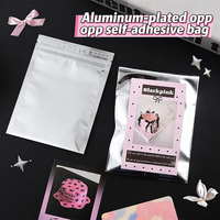 Enveloppes d'expédition personnalisées avec logo et nom, imperméables, en aluminium, sacs en polyéthylène, pochettes autocollantes, argentées, métalliques, isolées