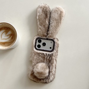 <span class=keywords><strong>Coque</strong></span> <span class=keywords><strong>de</strong></span> <span class=keywords><strong>téléphone</strong></span> avec oreilles <span class=keywords><strong>de</strong></span> lapin en fourrure, couleurs dégradées, <span class=keywords><strong>coque</strong></span> <span class=keywords><strong>de</strong></span> protection pour iPhone, une seule pièce - Product Image 3