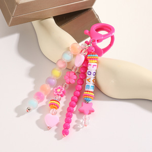 2025 regalo portachiavi con viso sorridente e lettera d'amore più venduto per accessorio Trendsetter con fascino zaino - Product Image 2