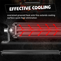 Barre LED Off-Road à profil bas de 30 pouces, faisceau combiné, 150W, haute luminosité, simple rangée, pour pick-up