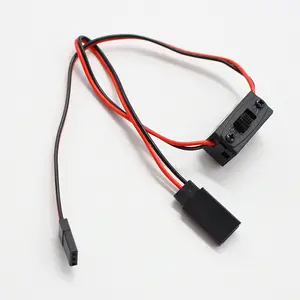 Jr Futaba Lead Jst Connector Rc Control Receiver Y Harness Wire With On Off Power Switch