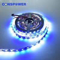 Bande LED à eau courante 60LEDs/M IC WS2811 5050RGB Bande LED IP20 12V 10mmPCB Tira De Luz Led