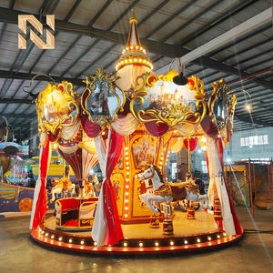 Manège de luxe à 16 places en forme de chevaux, couleur personnalisée, pour parcs d'attractions, centres commerciaux, attraction familiale, certifié CE, vente directe - Product Image 6